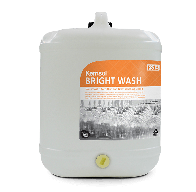 Bright Wash Non-Caustic Auto Dish & Glass Washing 20ltr