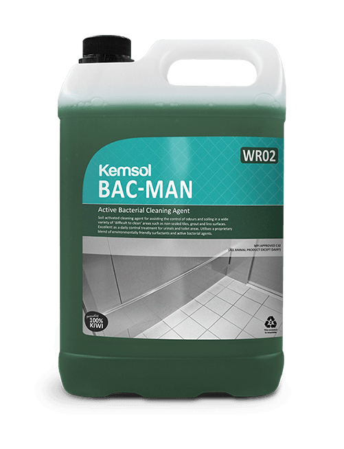 Bac-Man 5ltr - Active Bacterial Cleaning Agent - Floors