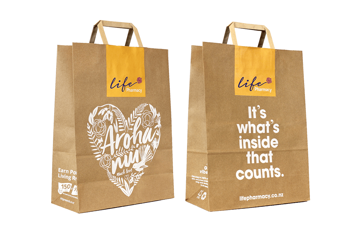 Life Pharmacy Handle Bag - Its whats inside that counts 200/