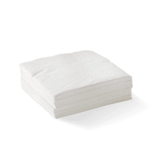 Lunch Napkin White 2 ply 4 fold 2000/ctn