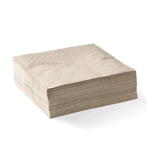 Dinner Napkin Natural Corner Embossed 2 ply 4 Fold 1000/ctn