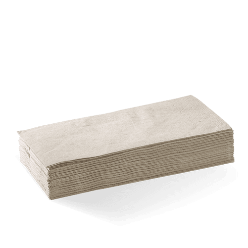 Dinner Napkin Natural Quilted 2 ply 8 fold 1000/ctn