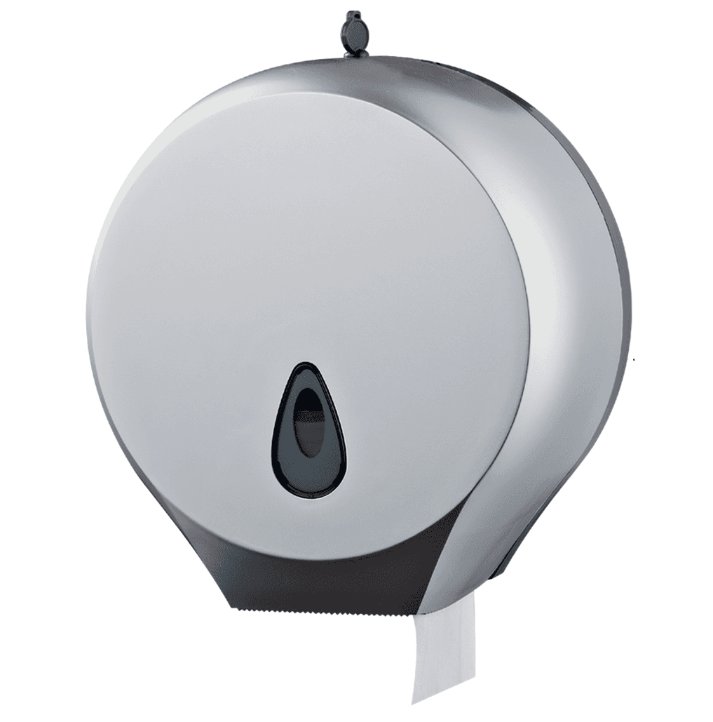 Silver Pure Single Jumbo Roll Dispenser (to suit C0632)