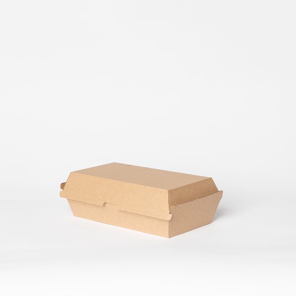 Kraft Large Snack Box 204 x 107 x 85mm 200/ctn