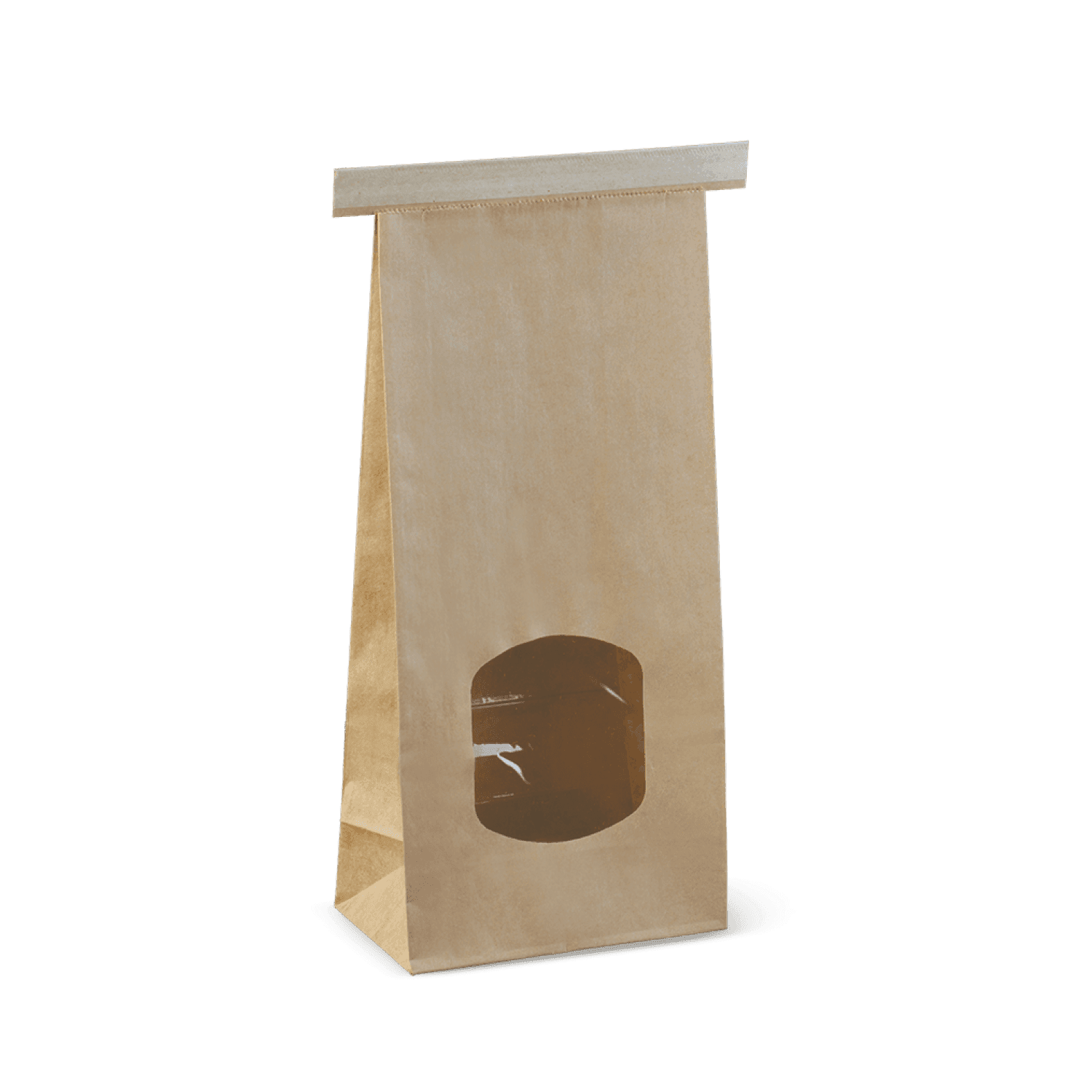 Tin Tie Bag with Window Medium 115 x 72 x 246mm 400/ctn