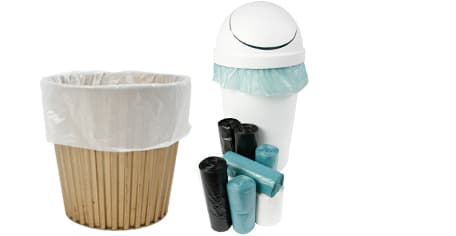 Bin Liners Clear 80L 30mu 350/ctn