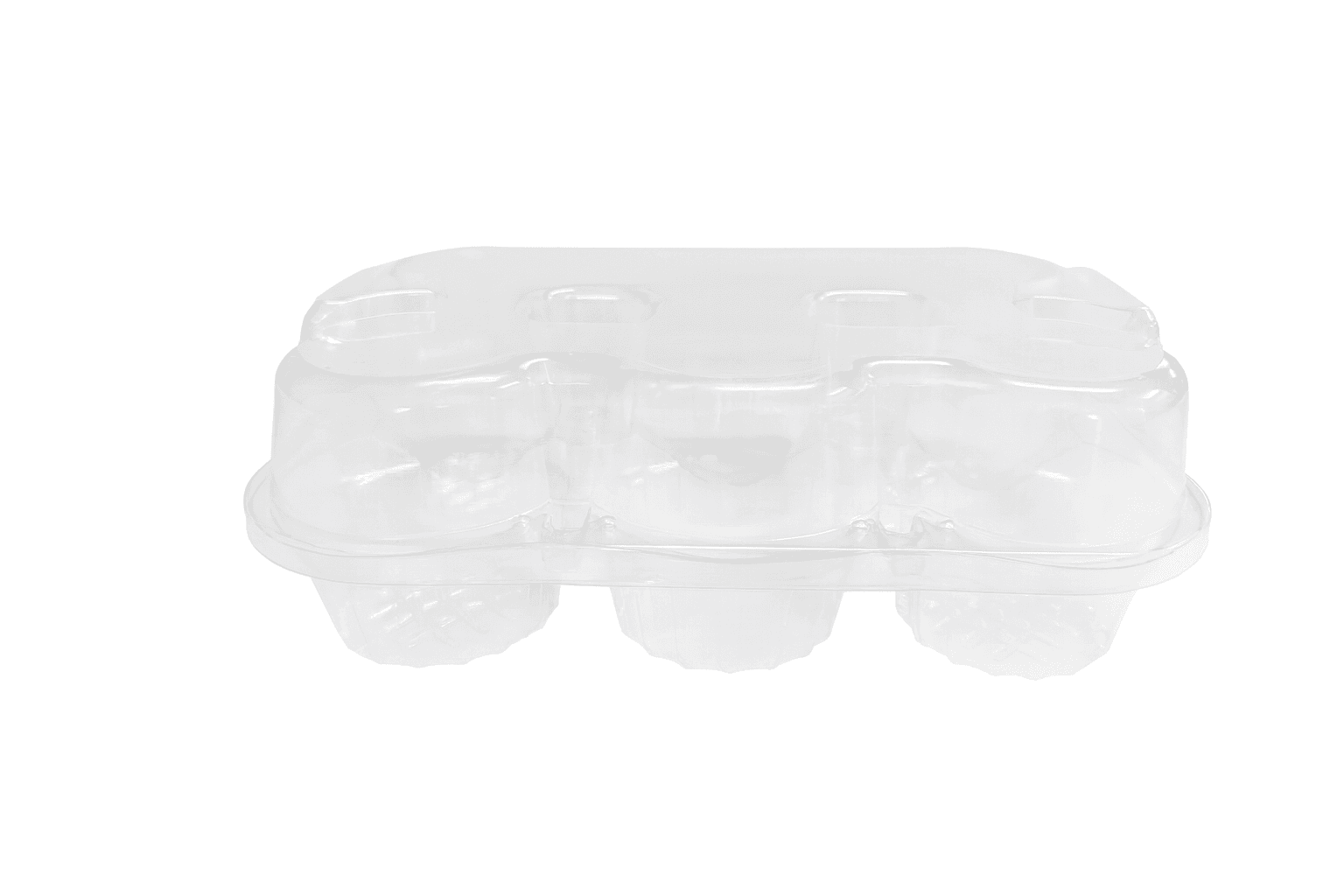 6 Muffin Cup with Lid 160 x 240 x 55mm 500/ctn