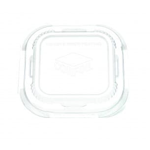 PP Lid to suit Dualpak Small Square Tray