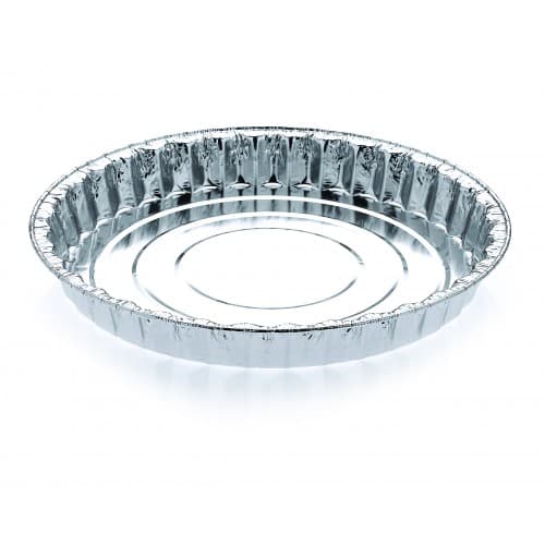 Foil Pie Round Fluted Large 216 x 26mm 500/ctn