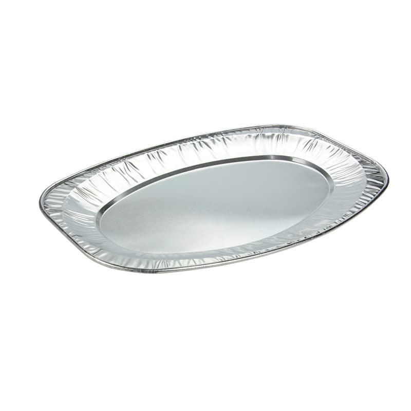 Foil Oval Platter Medium  425 x 285 x 25mm (Ctn) 100