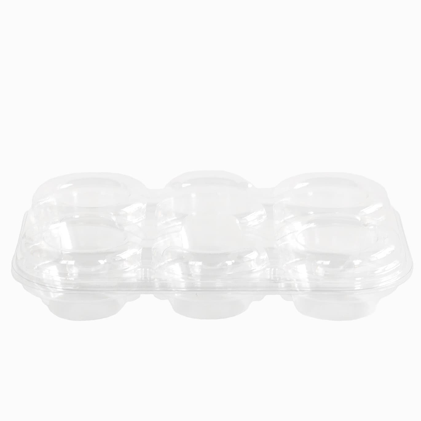 Tart Tray 6 Pack Clamshell 147 x 215 x 38mm 200/ctn