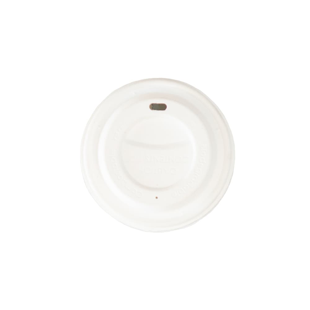 White Paper Lid to suit 8oz Hot Cups 1000/ctn