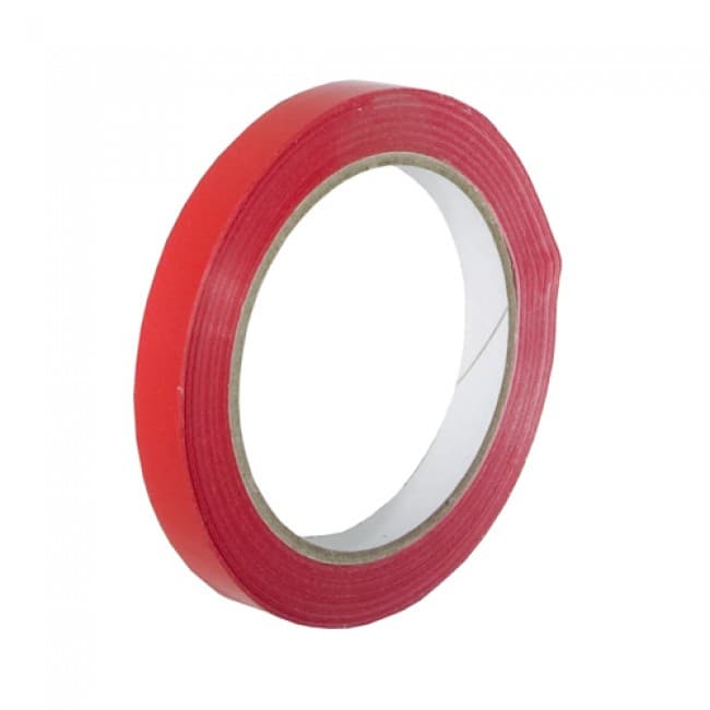 Red Bag Neck Tape 12mm x 66mtr 36 rolls/ctn