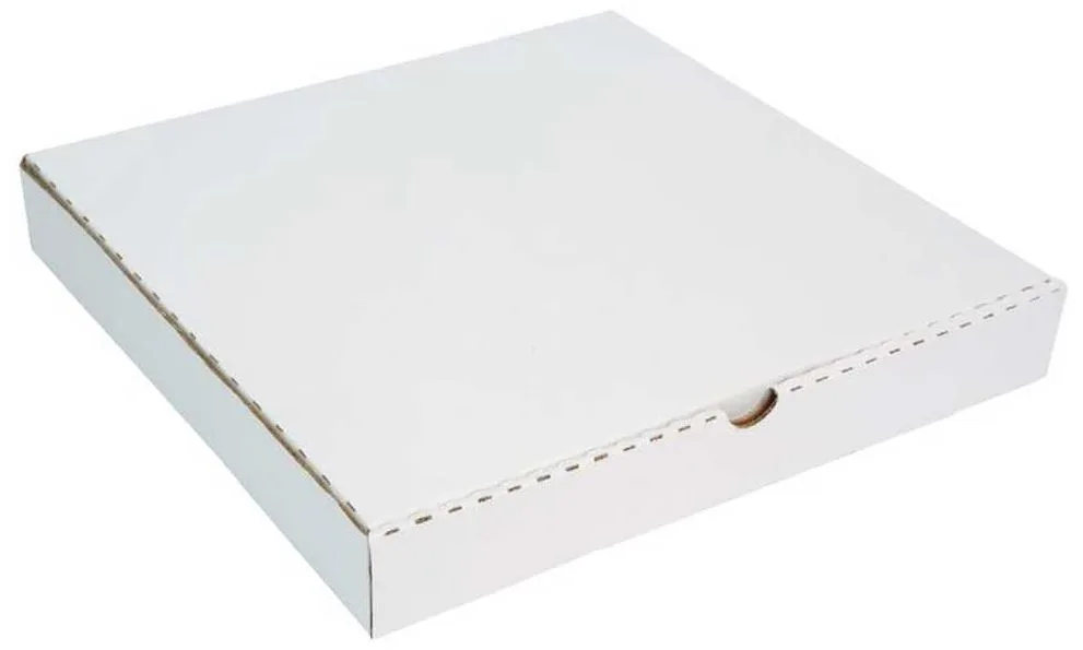 White Pizza Boxes 245×245×45mm (100 Pack)
